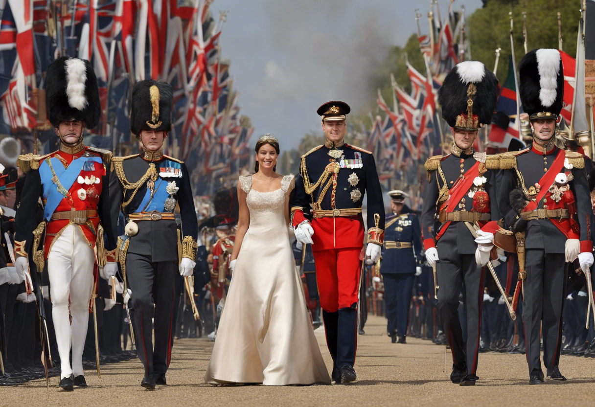 El rey Carlos de Inglaterra y Catalina reaparecen en público en un desfile militar