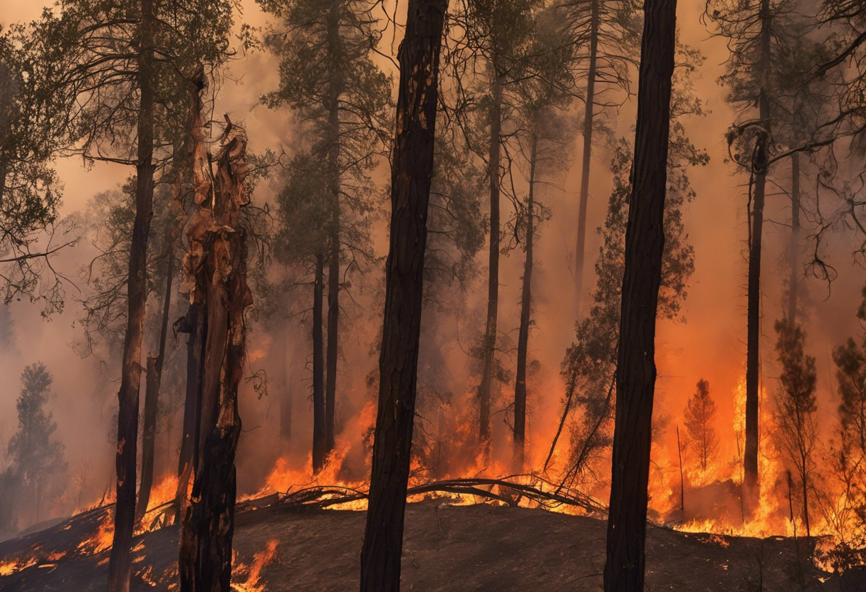 California declara el estado de emergencia ante el incendio forestal más grande del año