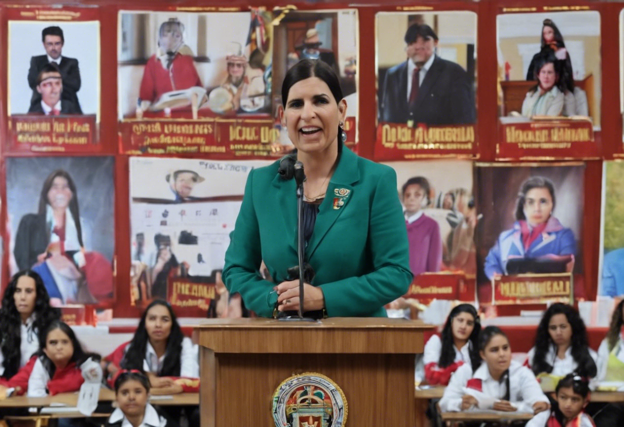 Congresista María Agüero es abucheada en colegio de Arequipa | VIDEO