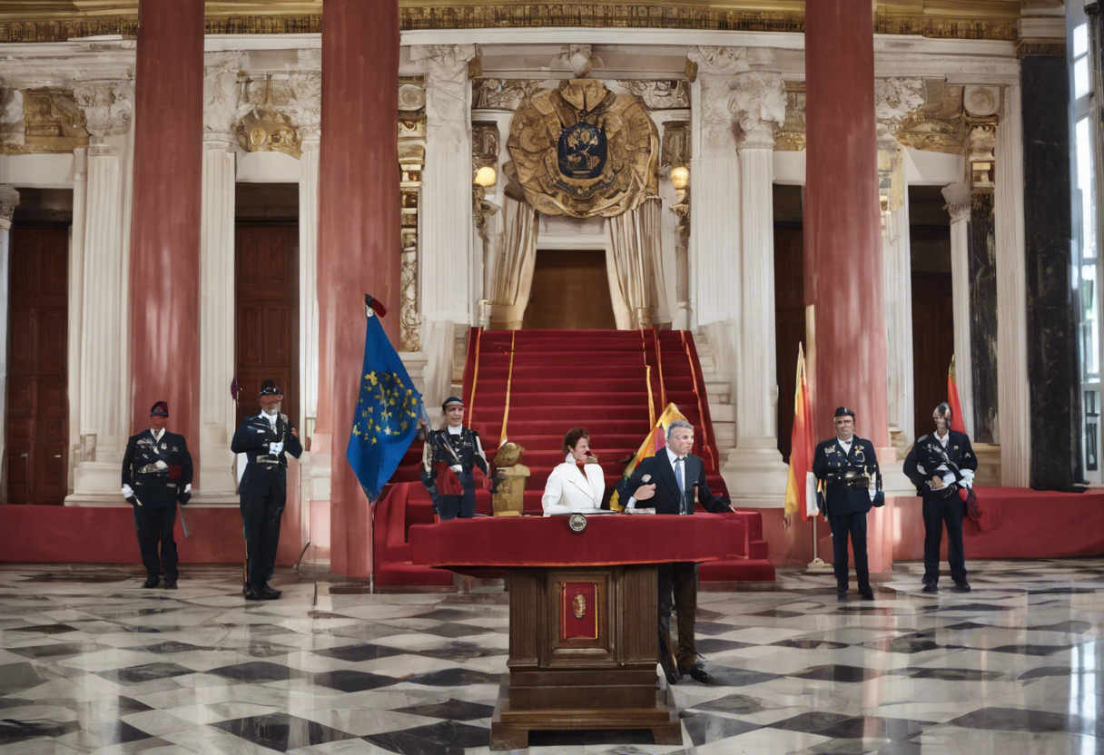 Dina Boluarte recibe en Palacio de Gobierno a las bancadas de Honor y Democracia y Fuerza Popular