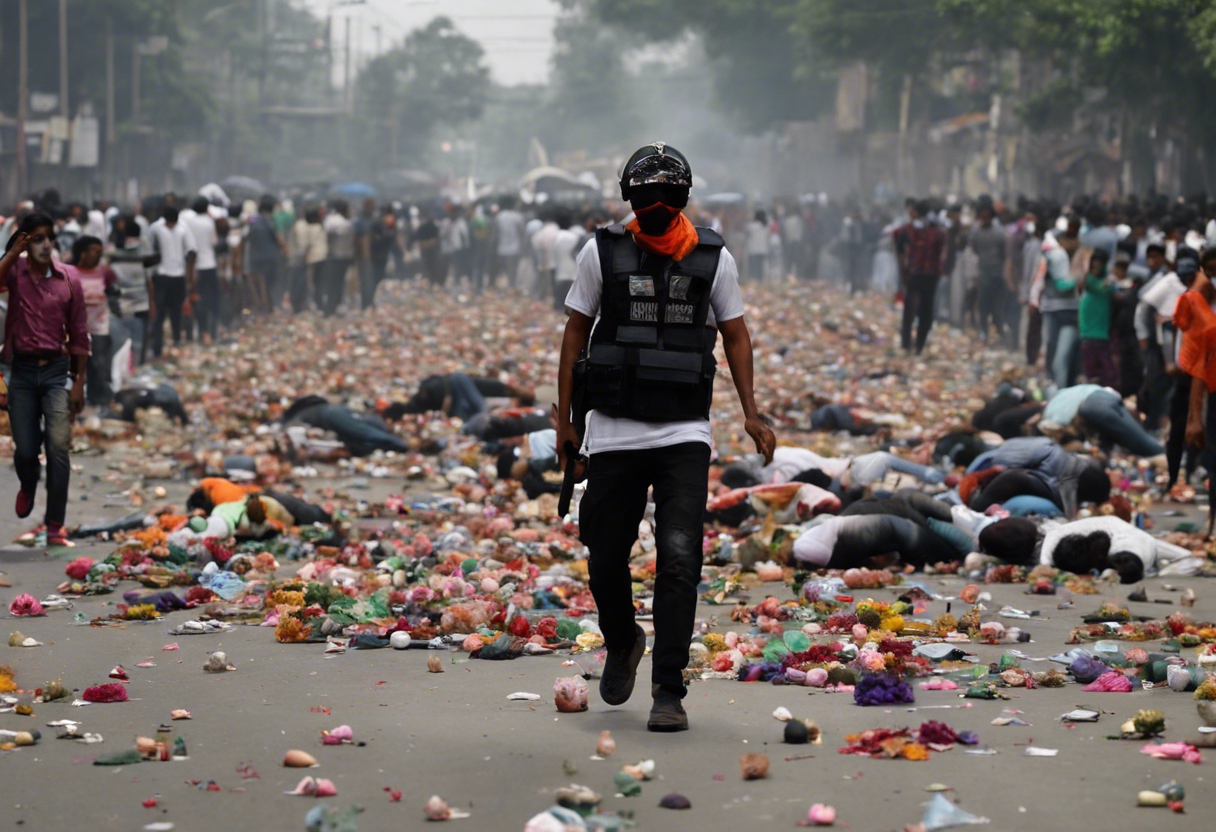 Ascienden a más de 300 los muertos por las protestas en Bangladesh