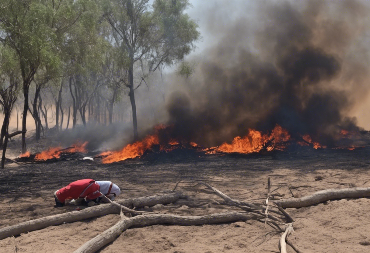 Reportan el fallecimiento de una mujer debido a los incendios forestales en Lambayeque