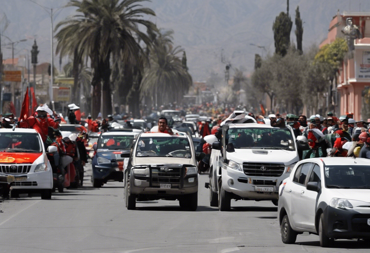 Personas disparan contra la camioneta en la que viajaba Antauro Humala en Arequipa