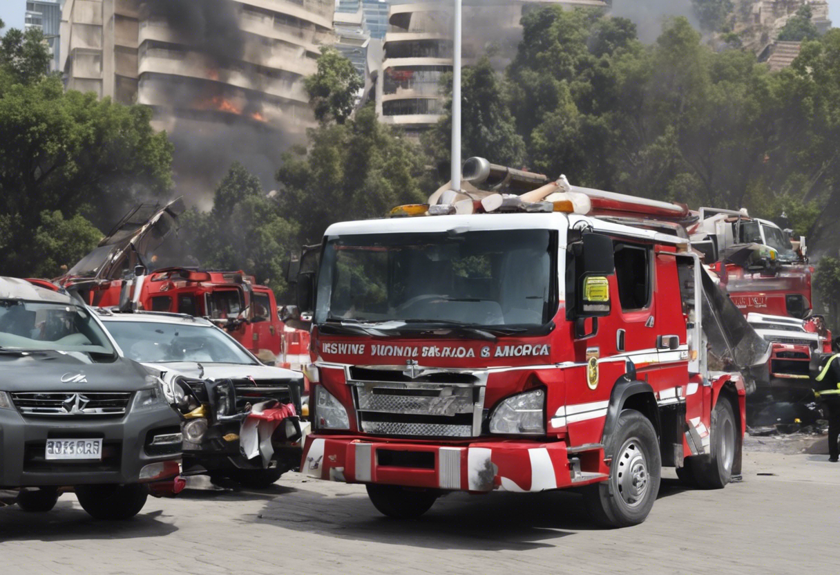 Ministerio del Interior descarta que incendio que afectó a 26 vehículos fuera provocado